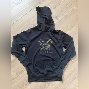 Vortex Hoodie Pullover Sz L Performance Polyester Black